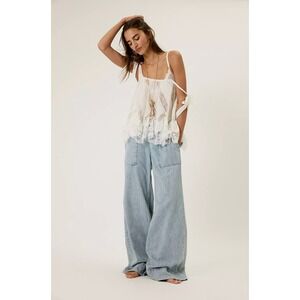 We The Free Light Wash Wide Leg Jeans